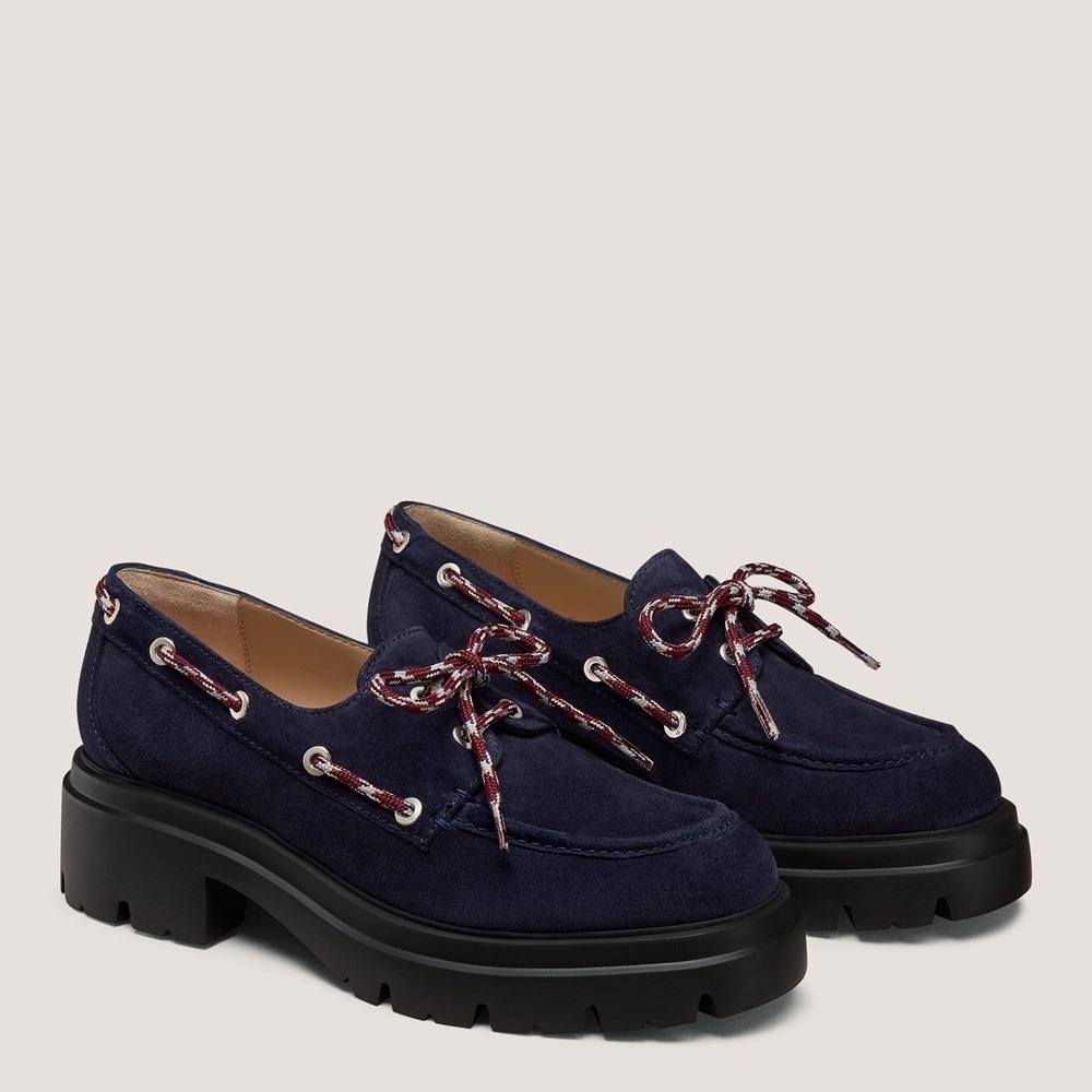 NWOT Stuart Weitzman Hudson 40MM Suede Moccasins